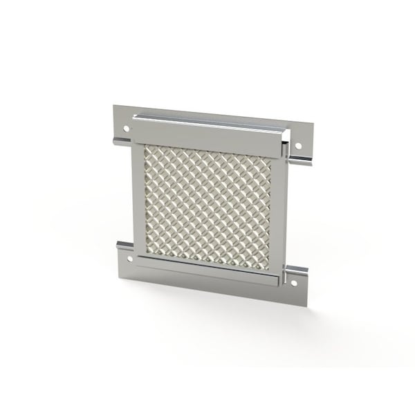 Filter, 4 in. H x 3-3/4 in. W x 1/2 in. L, Aluminum